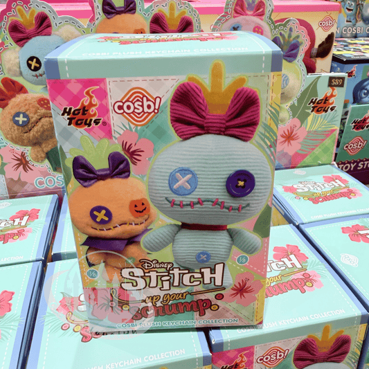 “Pre-Order” Other - Disney Stitch Up Your Scrump Plush Keychain Blind Box , COSBI