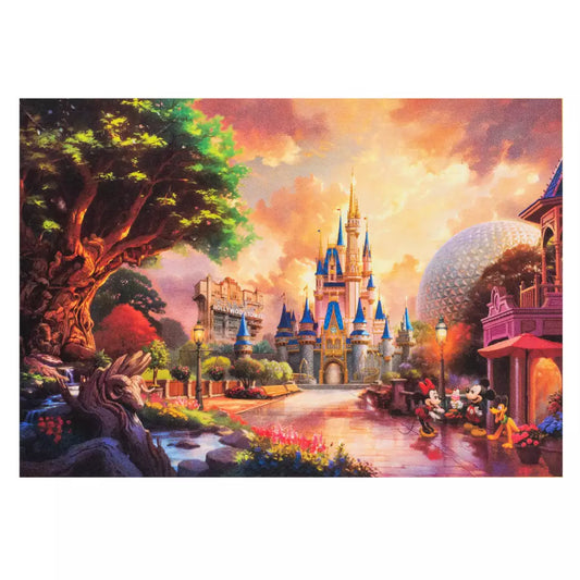 "Pre-Order" HKDL - Four Parks One World Jigsaw Puzzle by Thomas Kinkade