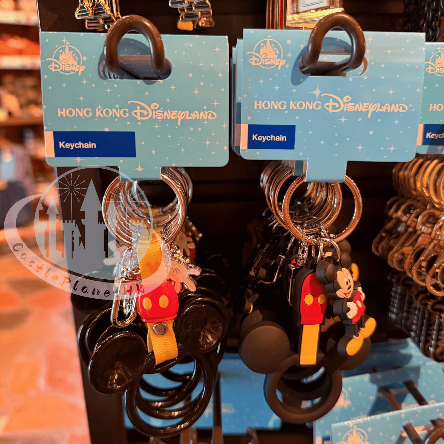 HKDL - Mickey Mouse Metro Handle Handrail Keychain【Ready Stock】