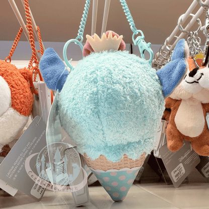 "Pre-Order" HKDL - Stitch Plush Keychain,  Ice Cream Cone 2026
