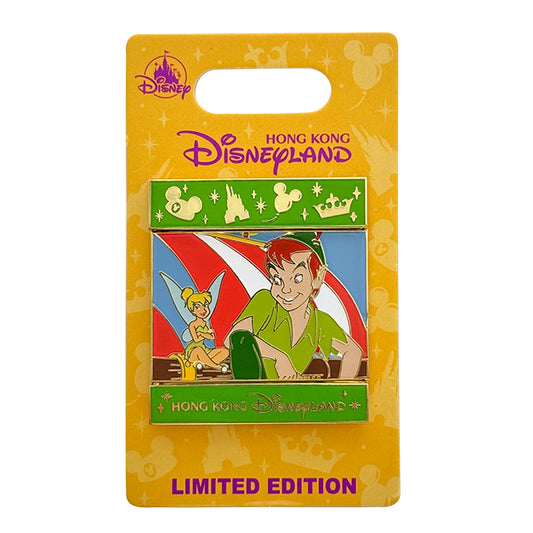 "Pre-Order" HKDL - Peter Pan Limited Edition Pin,  Flipping Slide Collection