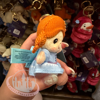 “Pre-order” HKDL - Anna mini Plush Keychain, World of Frozen