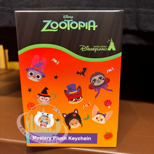 "Pre-Order" HKDL - Halloween Mystery Plush Keychain, Zootopia