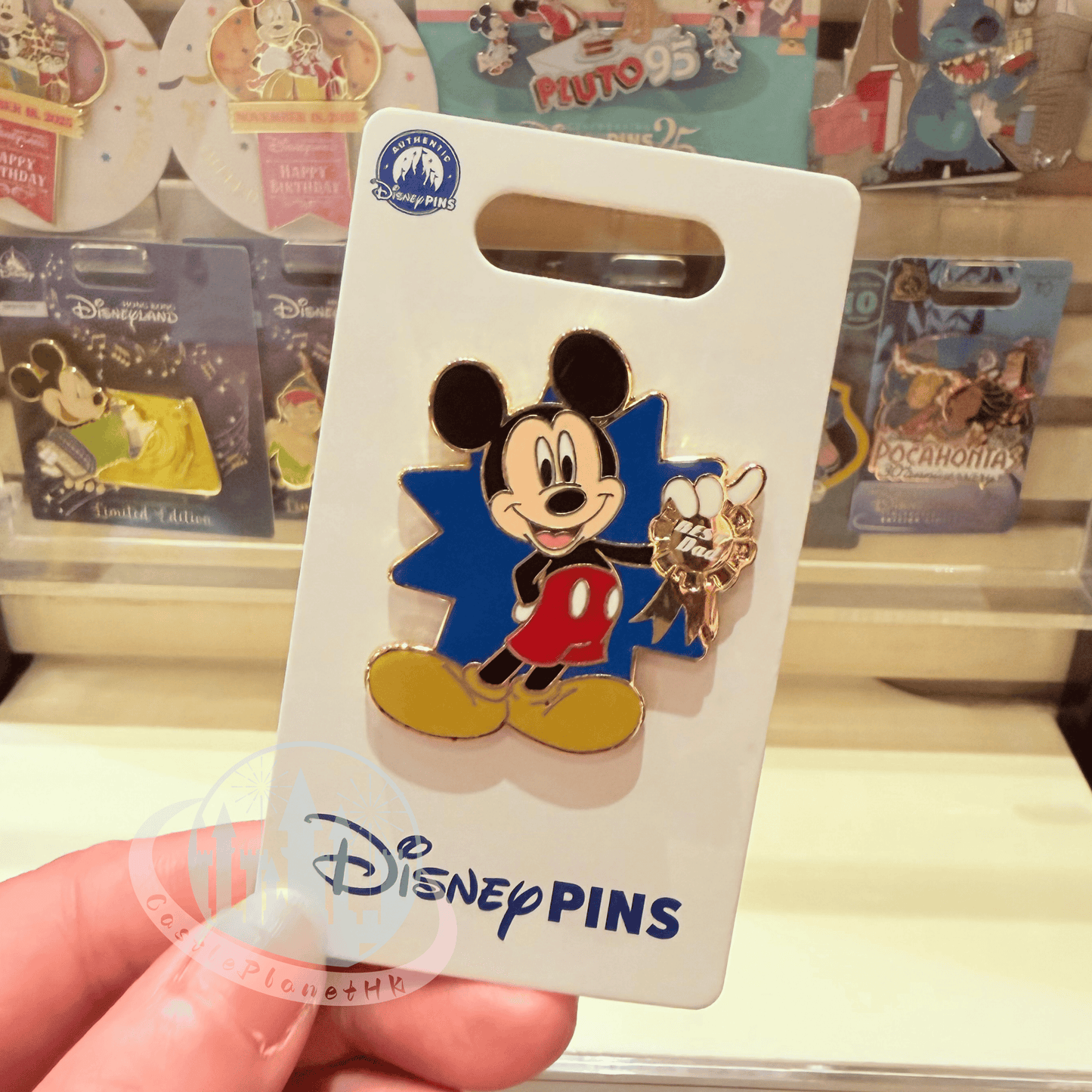 "Pre-Order" HKDL - Mickey Mouse ''Best Dad'' Pin