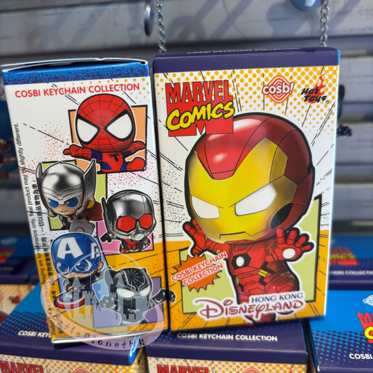 "Pre-Order" HKDL - Disney MARVEL Comics Keychain Blind Box, COSBI