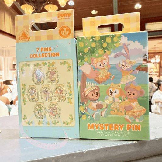 HKDL - Duffy and Friends 2-Piece Mystery Pin Blind Pack, Duffy and Friends Lemon Fiesta 2026【Ready Stock】