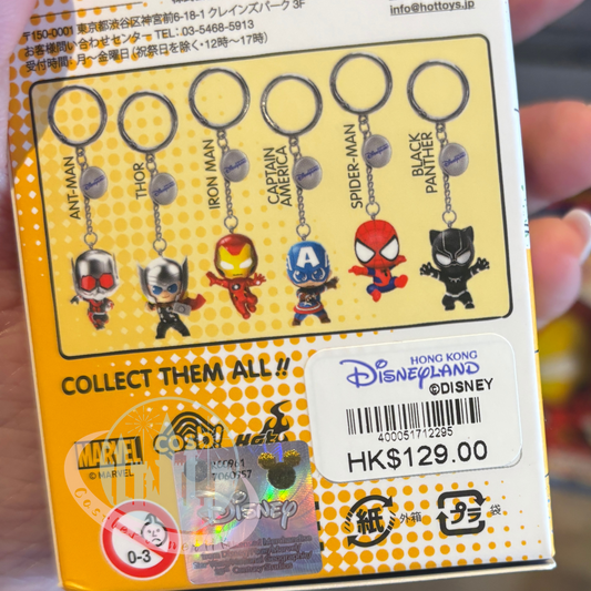 "Pre-Order" HKDL - Disney MARVEL Comics Keychain Blind Box, COSBI