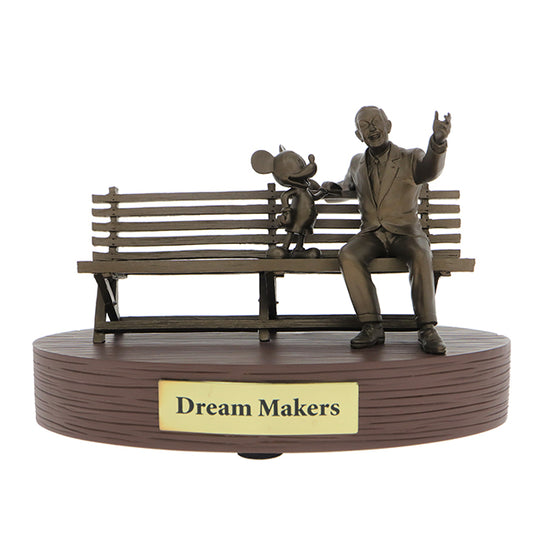 HKDL - Walt Disney and Mickey Mouse statue figurine (Dream Makers)【Ready Stock】