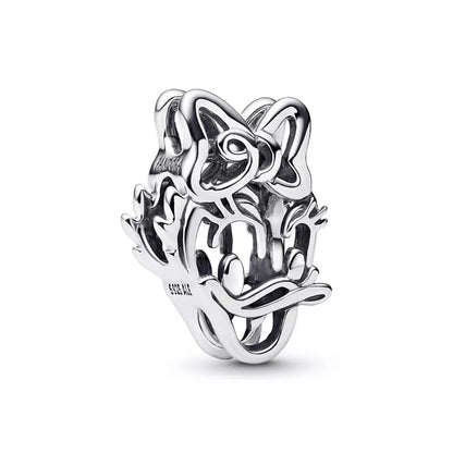 “Pre-order” HKDL - Disney Daisy Duck Openwork Charm (Disney X PANDORA)