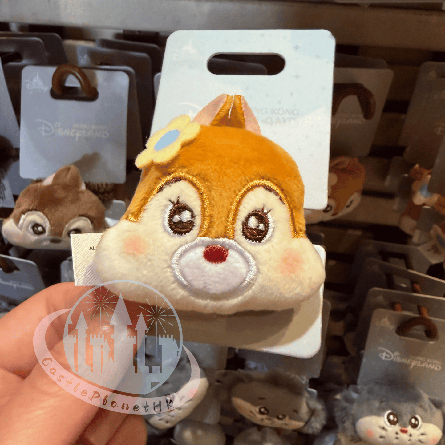 "Pre-Order" HKDL - Clarice Head Plush Hair Scrunchie Accessories, Cute Style 2026