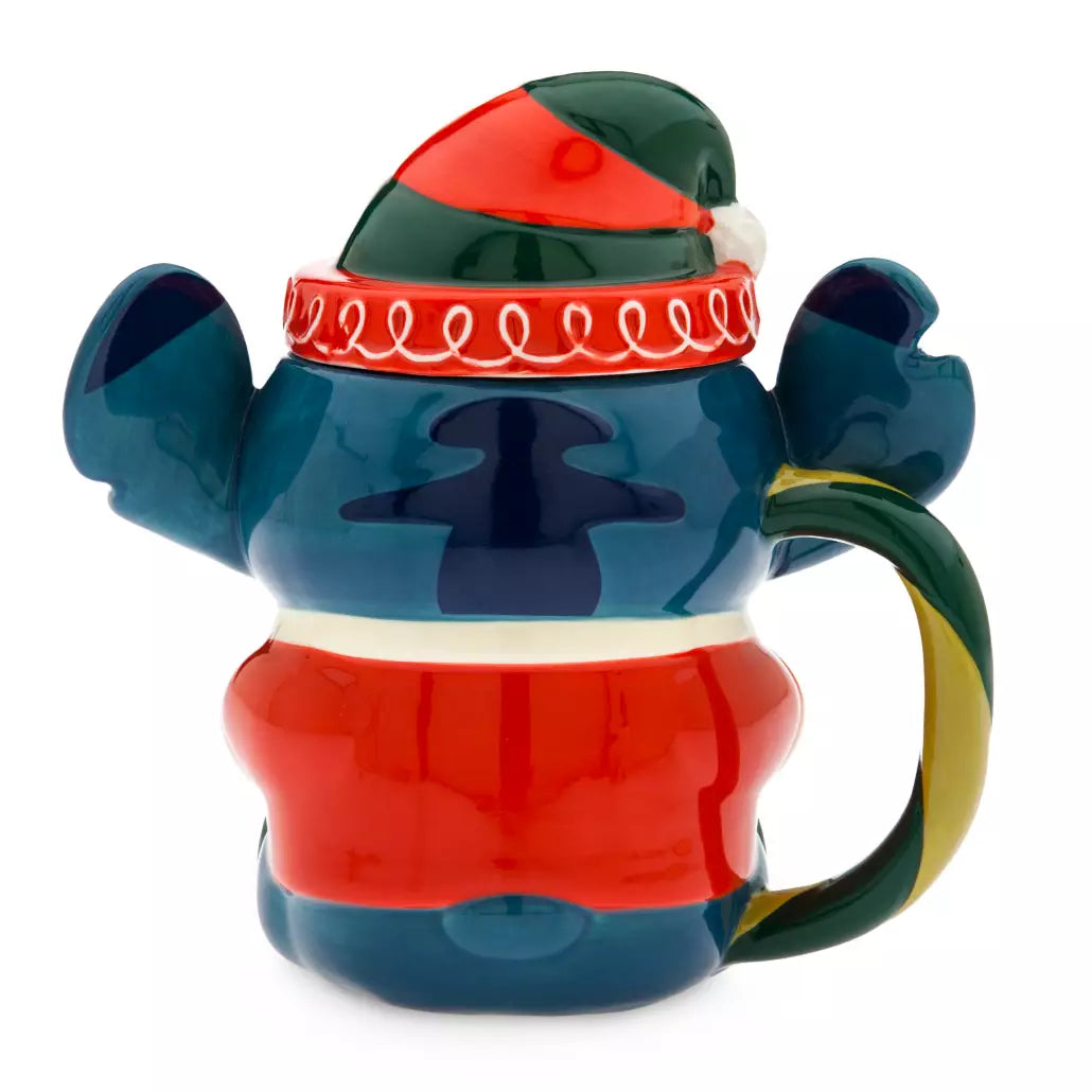 “Pre-order” HKDL - Stitch Holiday Mug with Lid, Lilo & Stitch (Christmas 2024)