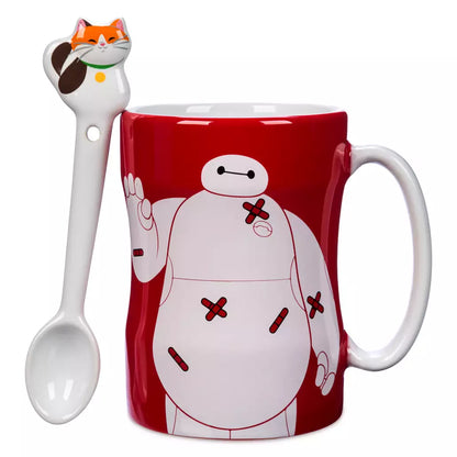 “Pre-order” HKDL - Baymax and Mochi Mug with Spoon Set, Big Hero 6
