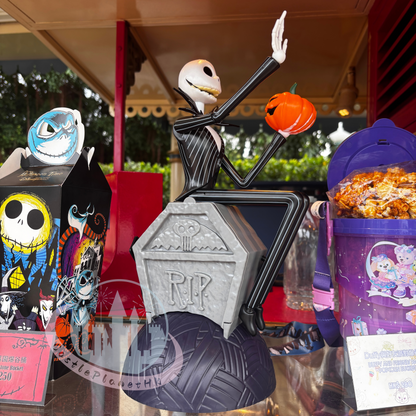 "Pre-Order" HKDL - Jack Skellington Popcorn Bucket, The Nightmare Before Christmas