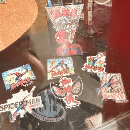 "Pre-Order" HKDL - Spider Man 2-Piece Mystery Pin Blind Pack, Hong Kong style 2026