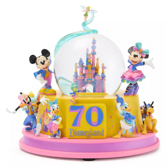 "Pre-Order" HKDL - Mickey Mouse and Friends Light-Up Musical Snow Globe, Disneyland 70th Anniversary