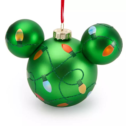 “Pre-order” HKDL - Mickey Mouse Icon Ball Ornament, Holiday Lights