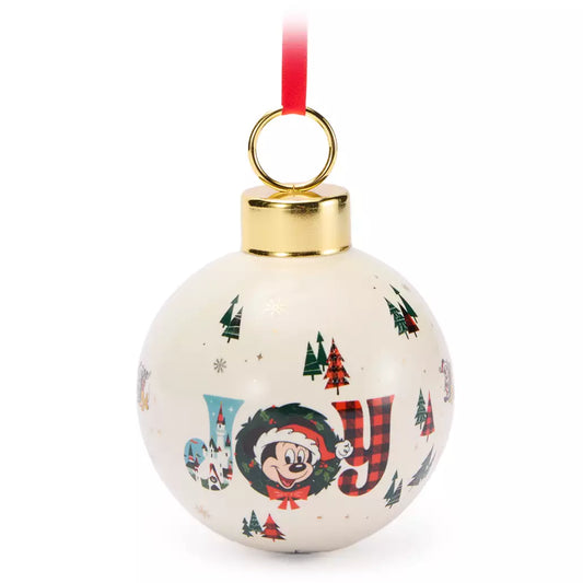 “Pre-order” HKDL - Santa Mickey Mouse ''Joy'' Ornament