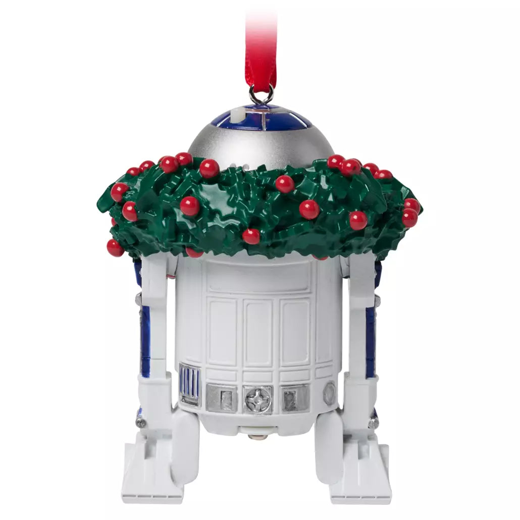 “Pre-order” HKDL - R2-D2 Light-Up and Sound Living Magic Holiday Sketchbook Ornament, Star Wars (Ornament 2025)