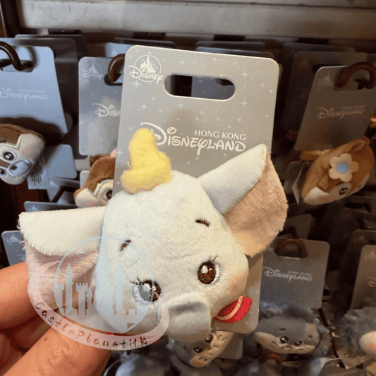 "Pre-Order" HKDL - Dumbo Head Plush Hair Scrunchie Accessories, Cute Style 2026