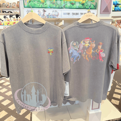 “Pre-order” HKDL - PONY RIDERS WASHED GRAPHIC BOXY TEE for Adults, TOY STORY X GROCERY 2026