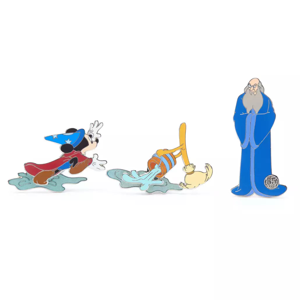 "Pre-Order" HKDL - The Sorcerer's Apprentice 3-Piece Pin Set, Fantasia 85th Anniversary