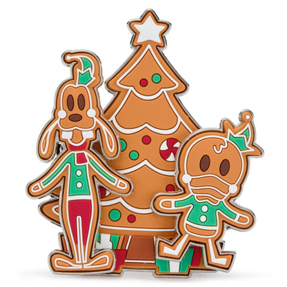 "Pre-Order" HKDL - Donald & Goofy Gingerbread Build-A-Pin Limited Release Set