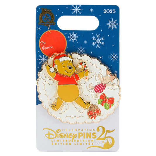 "Pre-Order" HKDL - Winnie the Pooh and Piglet Festive Limited Edition Pin