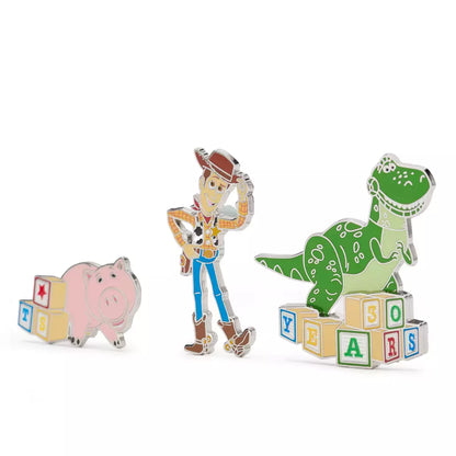 "Pre-Order" HKDL - Toy Story 30th Anniversary 3-Piece Pin Set, Limited Edition