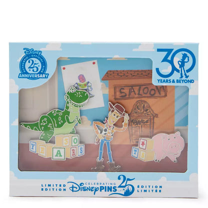 "Pre-Order" HKDL - Toy Story 30th Anniversary 3-Piece Pin Set, Limited Edition