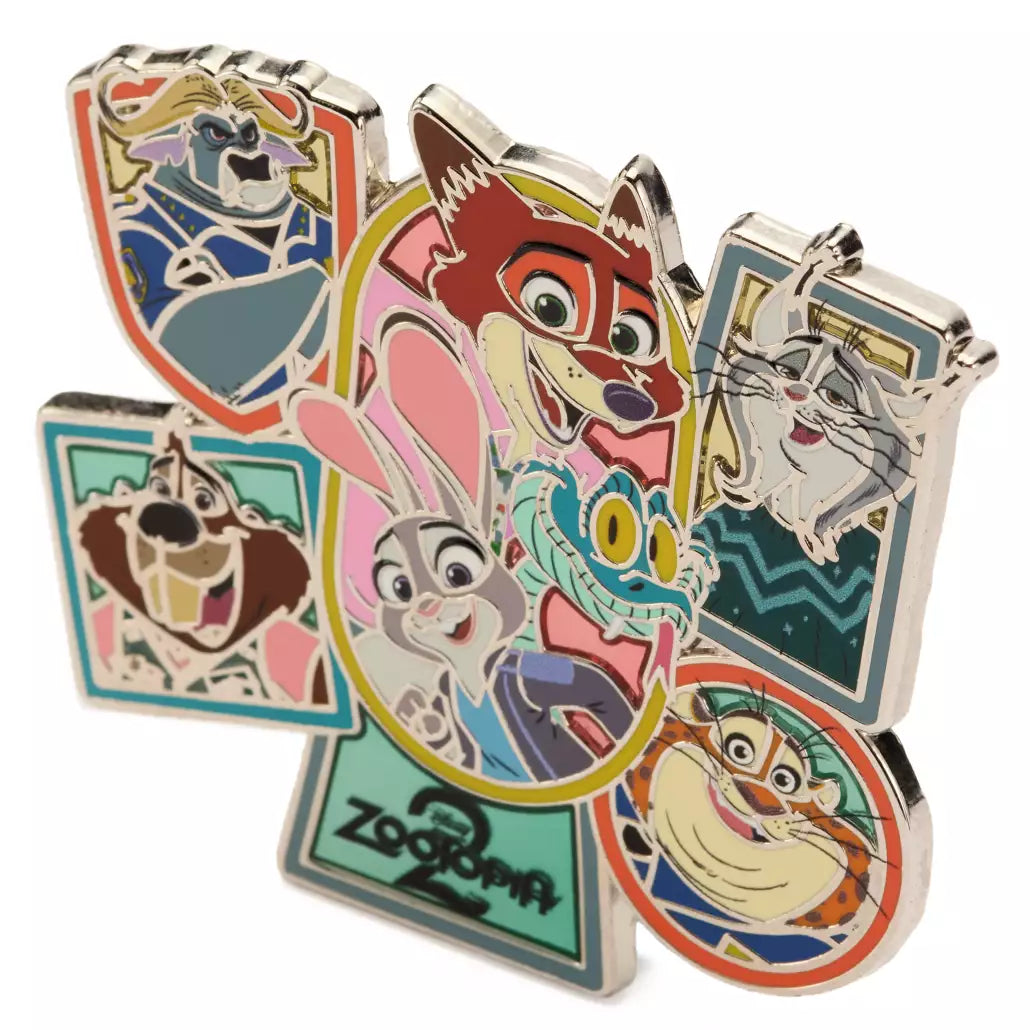"Pre-Order" HKDL - Zootopia 2 Cast Pin, Limited Release