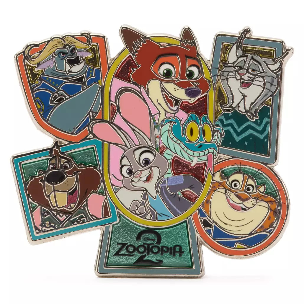 "Pre-Order" HKDL - Zootopia 2 Cast Pin, Limited Release
