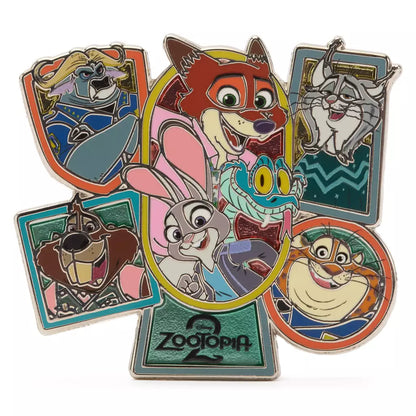 "Pre-Order" HKDL - Zootopia 2 Cast Pin, Limited Release