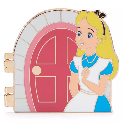 "Pre-Order" HKDL - Alice and White Rabbit Limited Edition Hinged Pin, Alice in Wonderland, Disney Enchanted Doors