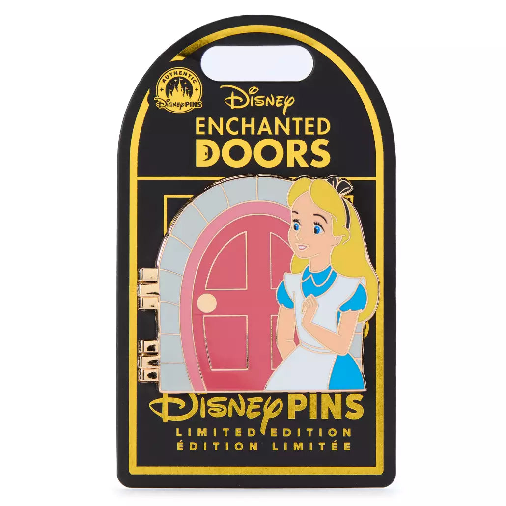 "Pre-Order" HKDL - Alice and White Rabbit Limited Edition Hinged Pin, Alice in Wonderland, Disney Enchanted Doors
