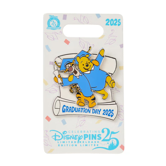 "Pre-Order" HKDL - Winnie the Pooh and Tigger Limited Release Graduation Day 2025 Pin