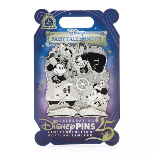 “Pre-order” HKDL - Steamboat Willie Limited Edition Pin, Fairy Tale Moments