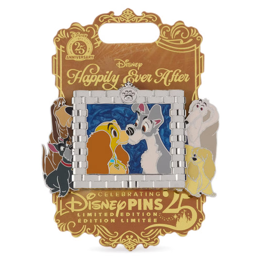 "Pre-Order" HKDL - Lady and the Tramp Happily Ever After Limited Edition Slider Pin, 8 of 12