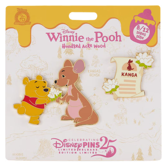 HKDL - Winnie the Pooh and Kanga Pin Set, Hundred Acre Wood Series, August【Ready Stock】