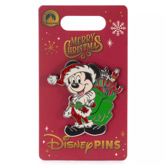 "Pre-Order" HKDL - Santa Mickey Mouse Holiday Pin