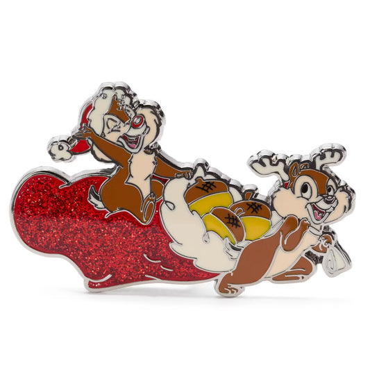 HKDL - Santa Chip 'n Dale Holiday Pin【Ready Stock】