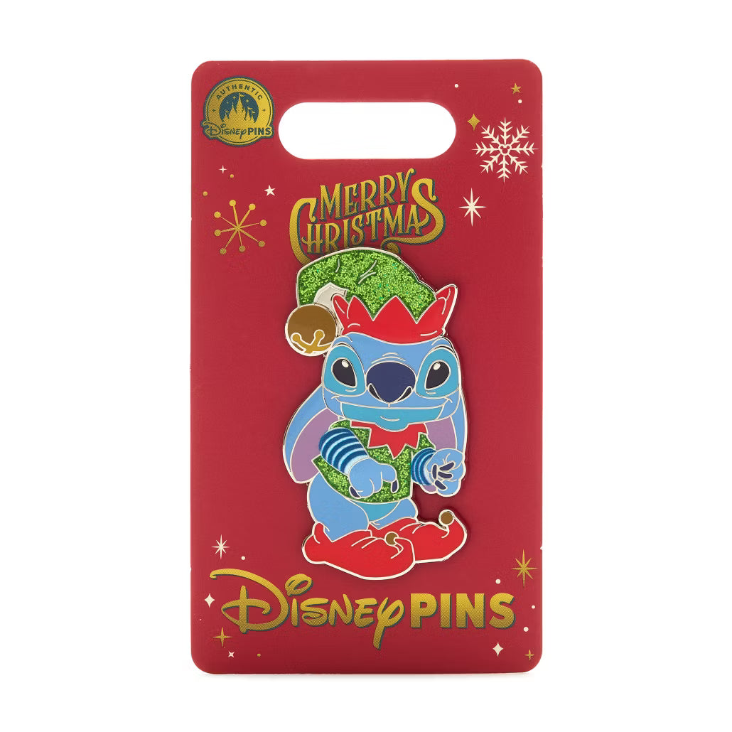 "Pre-Order" HKDL - Santa Stitch Holiday Pin, Lilo & Stitch