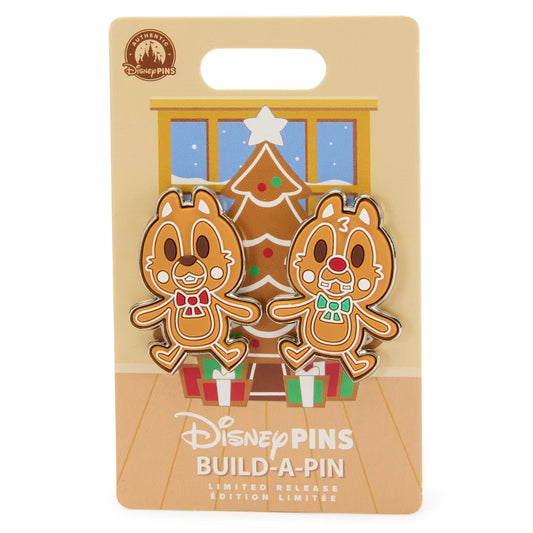 "Pre-Order" HKDL - Chip 'n Dale Gingerbread Build-A-Pin Limited Release Set