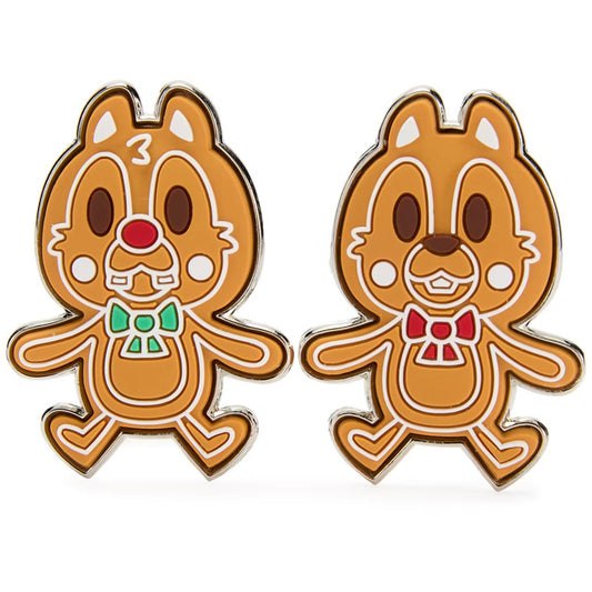 "Pre-Order" HKDL - Chip 'n Dale Gingerbread Build-A-Pin Limited Release Set