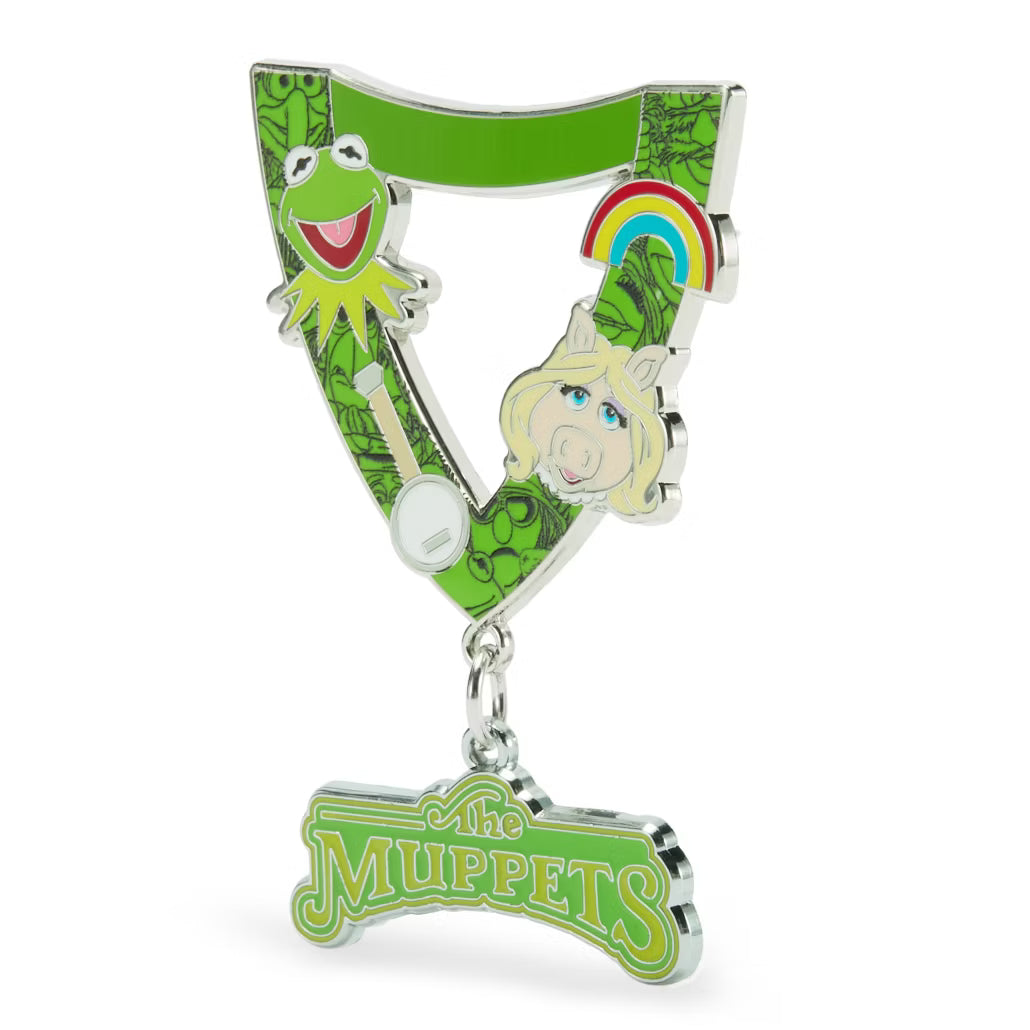 "Pre-Order" HKDL - Kermit and Miss. Piggy Lanyard Pin, The Muppets