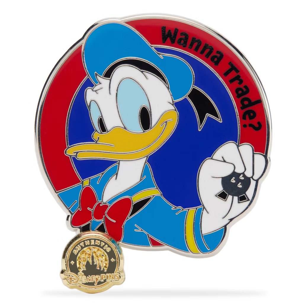 "Pre-Order" HKDL - Donald Duck 'Want to Trade?' Pin