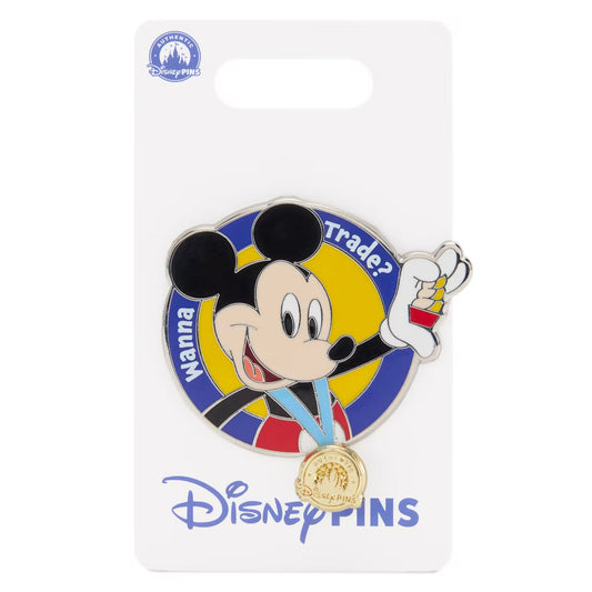 "Pre-Order" HKDL - Mickey Mouse 'Want to Trade?' Pin