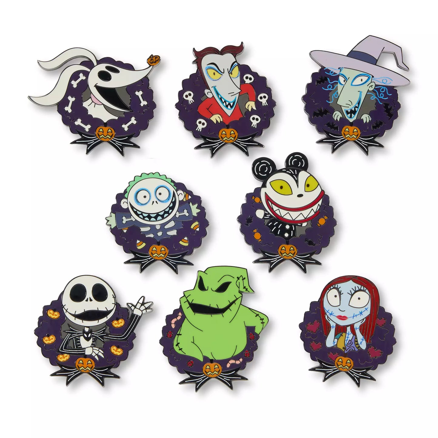 "Pre-Order" HKDL - The Nightmare Before Christmas 2-Piece Mystery Pin Blind Pack, Halloween 2026