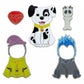 "Pre-Order" HKDL - Disney Pets Outfits Patch Pin Set with Hades and Dopey Costumes