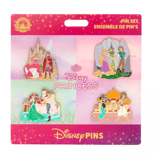 "Pre-Order" HKDL - Disney Princess 4-Piece Pin Set