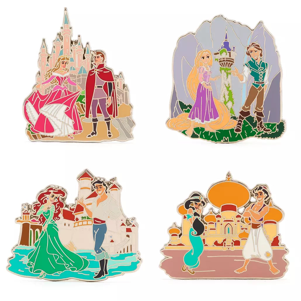 "Pre-Order" HKDL - Disney Princess 4-Piece Pin Set